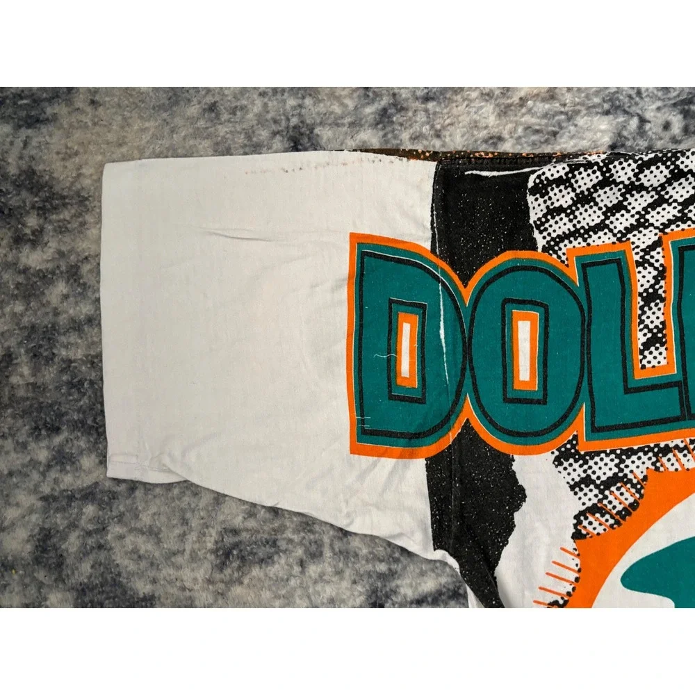 Vintage Miami Dolphins Magic Johnson T's All Over Print T‎ Shirt Mens XL - Picture 13 of 16